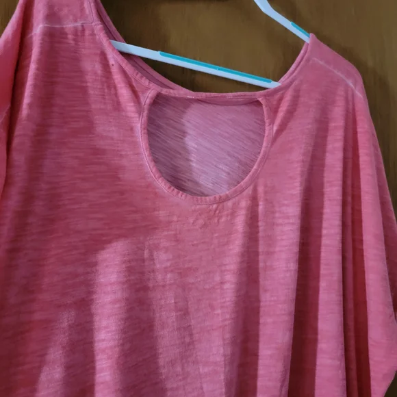 Lane Bryant Coral Short Sleeve Tee - Picture 4 of 5